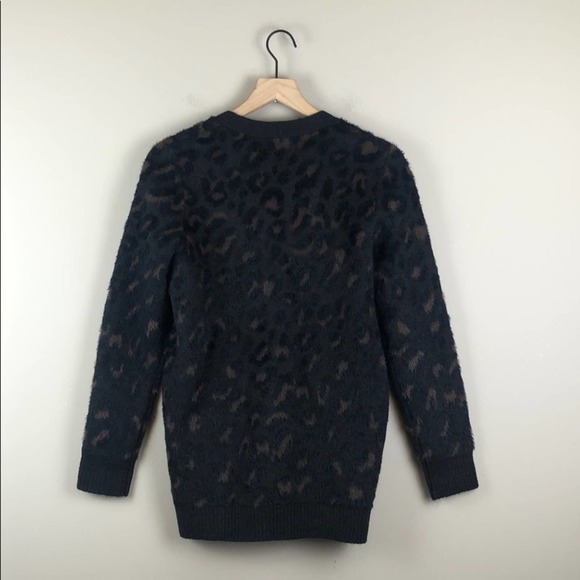 Ann Taylor Leopard Button Up Cardigan Sweater (MP) - Picture 6 of 8